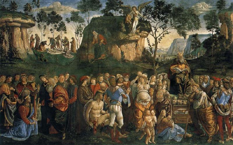 Testament and death Moses, Luca Signorelli